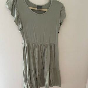 Olivia Rae Sage Green Mini Dress